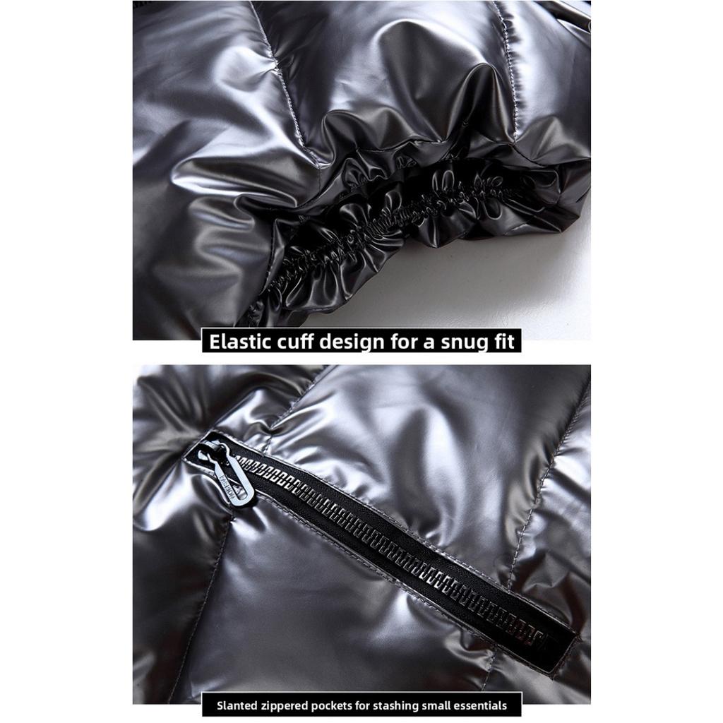 Parent Child Outfit, Cotton Vest, Winter New Style, Shiny Cotton, Shoulder Cotton Vest