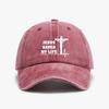 Jesus Saved My Life Hat Christian Washed Denim Baseball Cap Fashion Casual Unisex Women Adjustable Snapback Hats bone