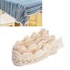 1pcs 20 Yards Length Cotton Lace Trim 2cm Width Scalloped Lace Edge  For Curtain Decoration