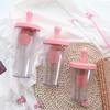 Water Bottle, Creative Summer Ins-style Student Double-layer Plastic Straw, Water Cup, Juice Cup, Cold Brew Cup, Eco-friendly Gift