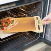 WIKHOSTAR Posuvná lopatka na pizzu, odnímatelná pro 12palcovou pizzu, dřevěná špachtle na pizzu s plachtami odolnými vůči vysokým teplotám