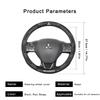 gzbf5 Carbon Fiber Pattern Car Steering Wheel Cover For Mitsubishi Outlander Pajero Asx Colt Lancer Evolution X L200 Triton RALLIART