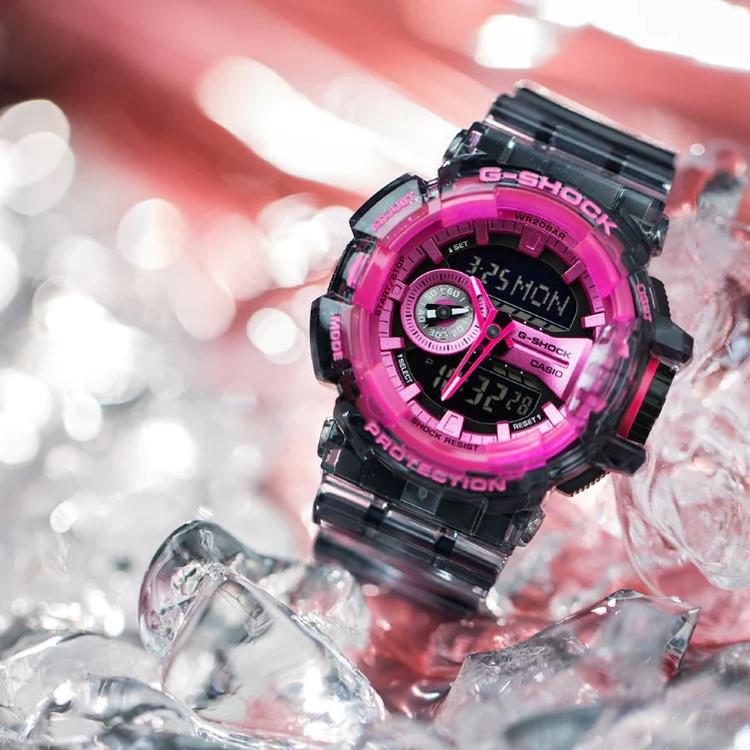Casio Orologio da uomo Serie 57mm Nero con Doppio Display Digitale/Analogico GA-400SK-1A4DR GA-400SK-1A4DR
