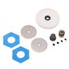 1 10 RC 56T Large Spur Gear with 13T 15T Motor Gear RC Upgrade Parts for Axial SCX10 RC Crawler Car White