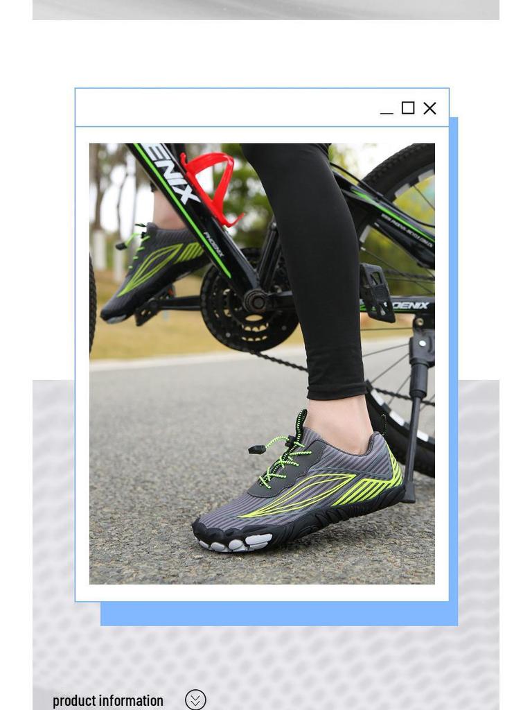 Unisex Non-Slip Breathable Hiking Shoes: Cross-Border Outdoor, Soft Sole, Wear-Resistant, Ideal for Cycling & Casual Sports