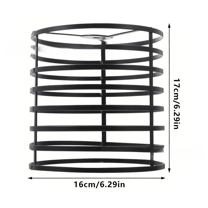 Retro DIY Iron Lampshade Light Guard Iron Bell E27 Bulb Proetctor Ceiling Hanging Lamp Cover Metal Wire Cage Industrial Style