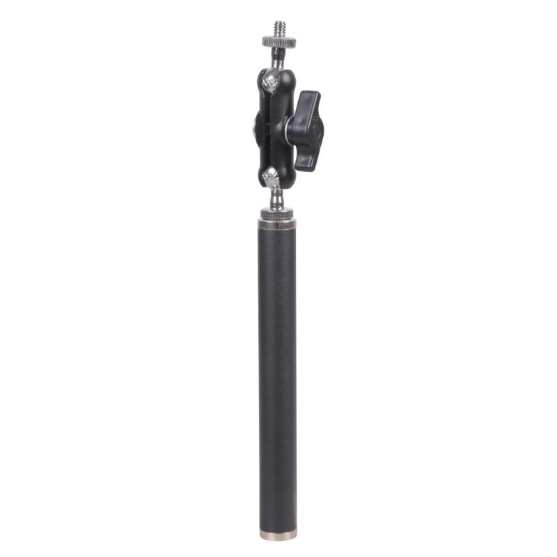 Metal 1/4" Female Thread Extension Holder 360 degree for Action Camera Phone & Microphone Tripod Rod for Live Streaming