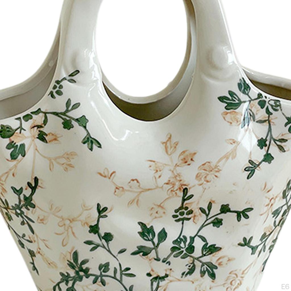 Keramická čínská květinová váza farmářská dekorativní