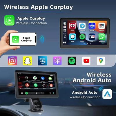 7-Zoll Universal Autoradio Automotive Multimedia Video Player Kabelloses CarPlay Android Auto Touchscreen BT AUX Smart Car Systeme