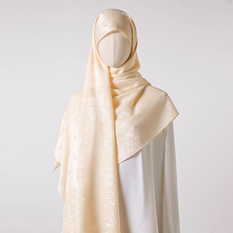 

Latest Muslim Fashion Ladies Little Bear Hijab Tencel Cotton Gauze Scarf Elegance Sun Protection Shawl Decoration Wrap Headscarf