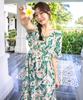 Helingbon Summer Resort Long Sleeve Frill A-Line Plus Size Dress / Hc410W