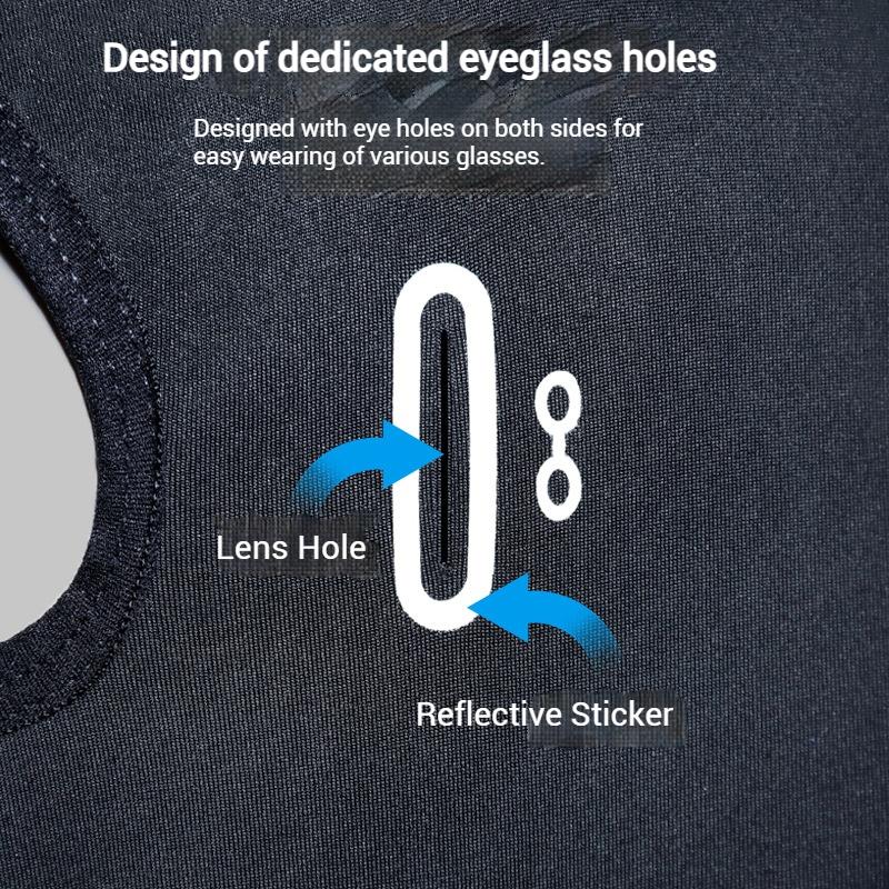 Cycling Balaclava Winter Warm Fleece Motorcycle Face Mask Anti-dust Waterproof Windproof Full Face Cover Hat Neck Mask