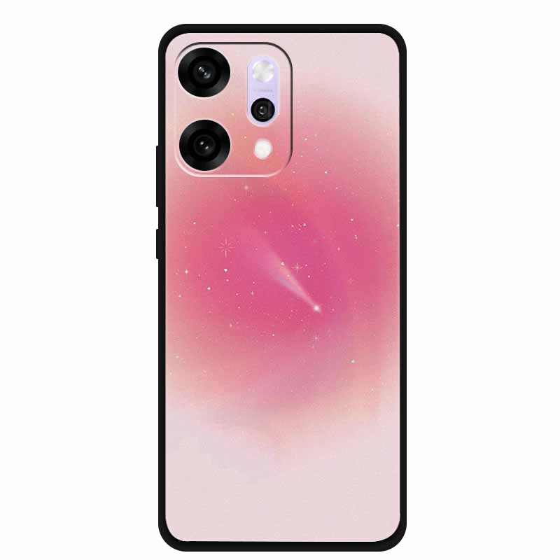 Funda de Dibujos Animados Para OPPO Reno 14 Pro Funda de Teléfono Suave de Silicona Para OPPO Reno14Pro Negra TPU Protectora Carcasa Trasera Mármol Para