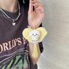 Cute Cartoon Plush Bee Tassel Keychain Pendant Butterfly Pearl Backpack Car Decor Pendant Hanging Chains Accessories Gifts