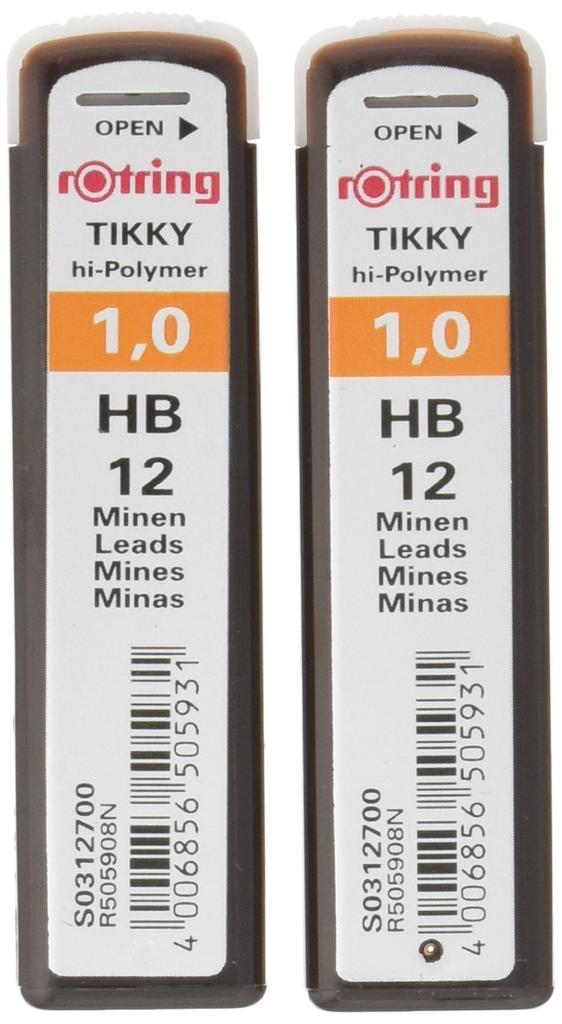 Rotring Refill HB Mechanical Pencil Set of 2 S0312700 Genuine Imported Product 0.9(1.0)mm