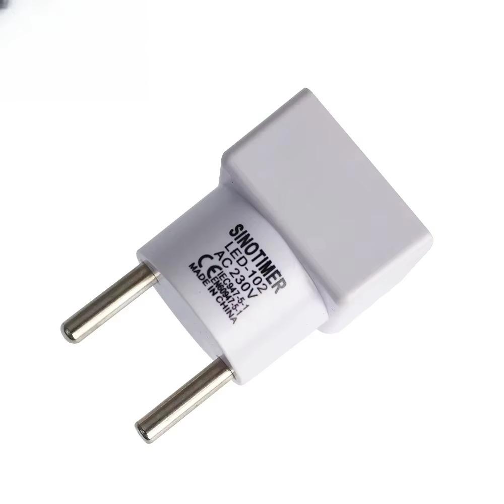 Digital Voltmeter 220V Mini Voltage Meter LED Digital Display Voltmeter Indicator Light EU Plug Volt Tester Detector Pilot Lamp