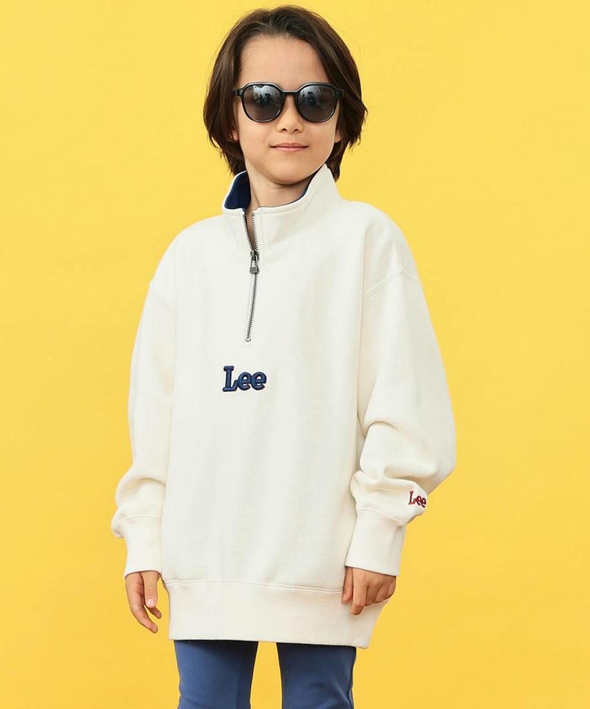 Lee Sweatshirt i Storlekar Barn Halvdragkedja Off-White, 110cm-150cm