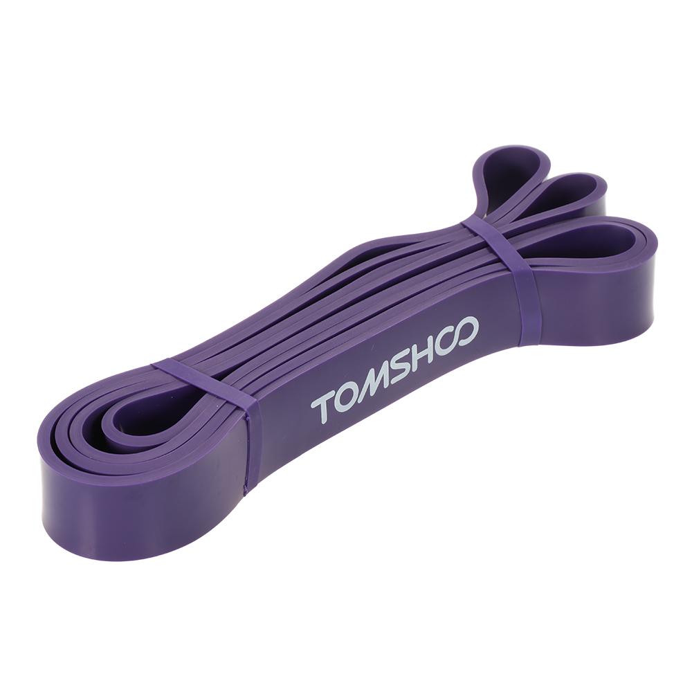 TOMSHOO 208cm Workout Loop Band Klimmzug-Assistenzband Stretch-Widerstandsband Powerlifting Bodybuilding Yoga Übung Fitness Assis