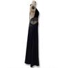 European Style 2025 Summer Women's Deep V Lace-Up Backless See-Through Slim Fit Dress