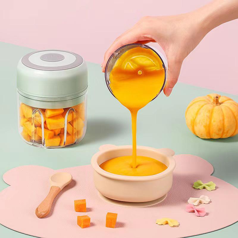 Electric Garlic Chopper, Rechargeable Mini Chopper, Powerful Small Food Processor, Wireless Food Chopper for Ginger