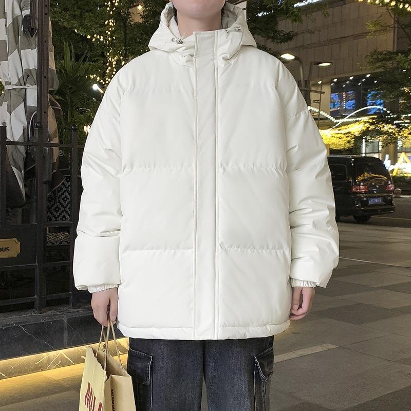 Padded Clothes Men's and Women's Hooded Padded Jackets Thickened Bread Clothes Padded Clothes Couple Jackets Men's Thickened Warm