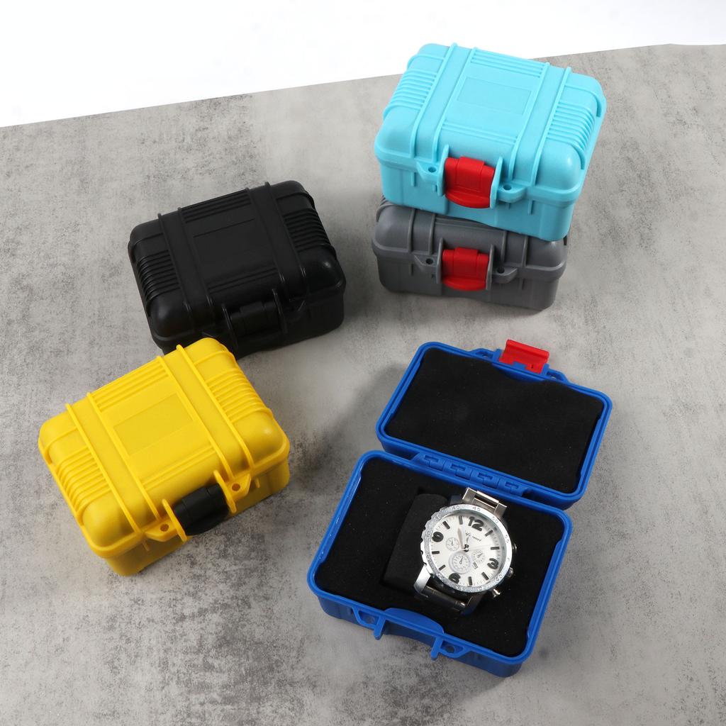 1 Slot Shockproof Watch Box Waterproof Watch Organizer Watch Storage Case Protective Watch Box ABS Material for Watch