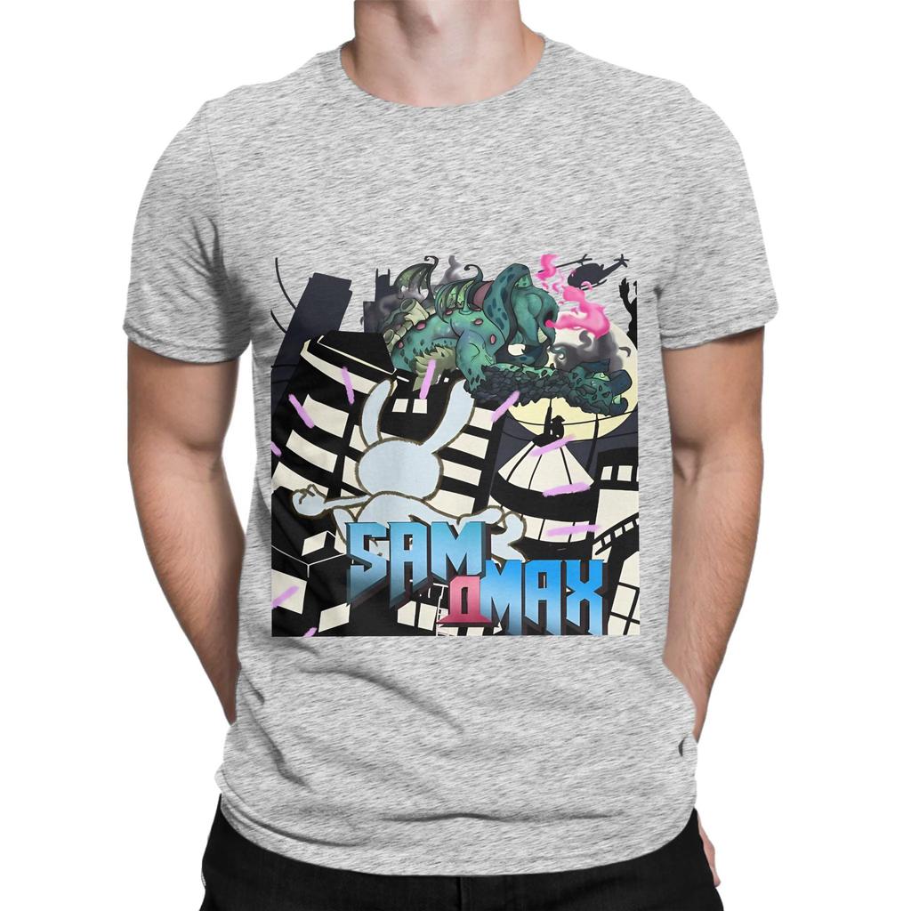Sam And Max Hit The Road Shirt Funny 100 Cotton Tshirt Sam And Max Hit The Road Tops Tees For Unisex