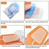 60 Pcs (30 Packs) Abs Trainer Gel Pads Muscle Toner Pads Replacement Gel Sheet for Abs Toner Abdominal Workout Toning