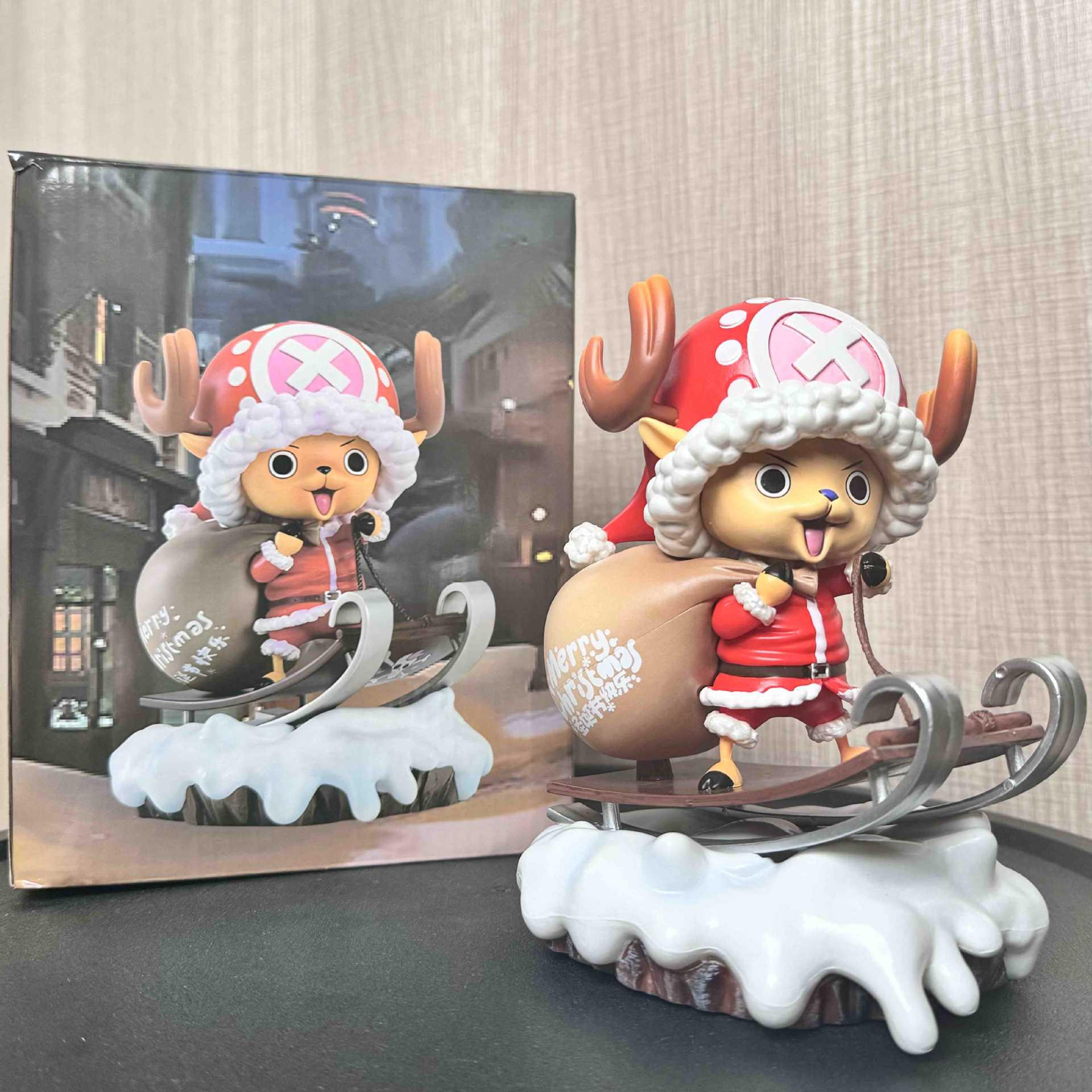 

One Piece ZERO Chopper Large Christmas Sleigh Scene Statue Model Display