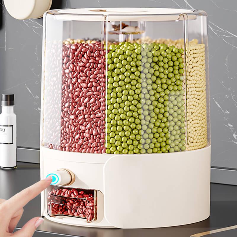 Divided Multi-Grain Storage Container