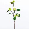 High Tactile Simulation of Small Apple Branches with Leaves Fruit Desktop Decoration Artificial Flowers Symbolizing Safety Fruit Home Decoration