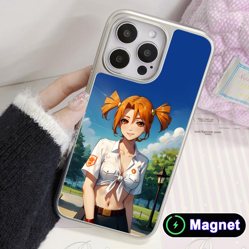 Everlasting Summer Alisa Silver Plating Magsafe Mobile Phone Case for iPhone 17 16 15 14 13 12 11 Air Pro Max Plus Cover
