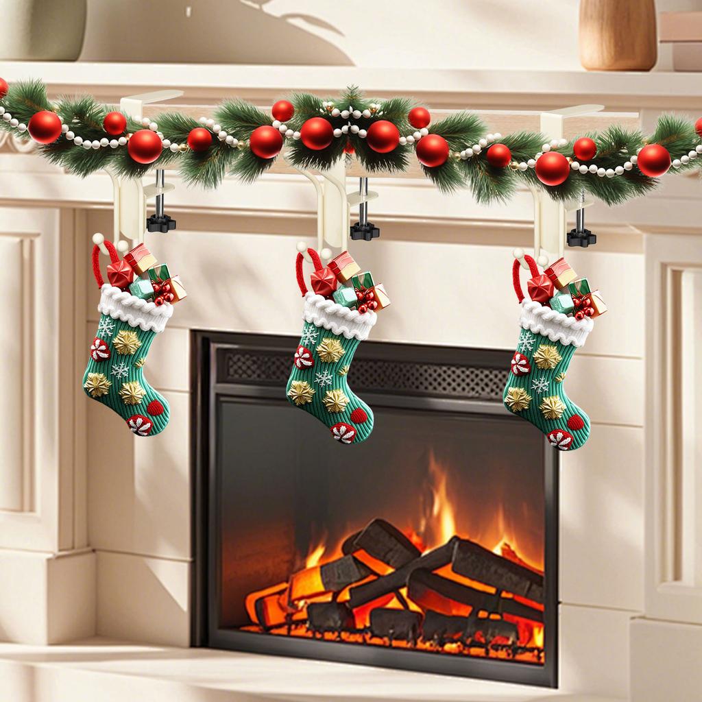 1/2PCS Adjustable Hook 2 In 1 Desk Backpack Hook No-Drill Clip Stocking Mantles Hanger Multifunction Table Hook For Storage