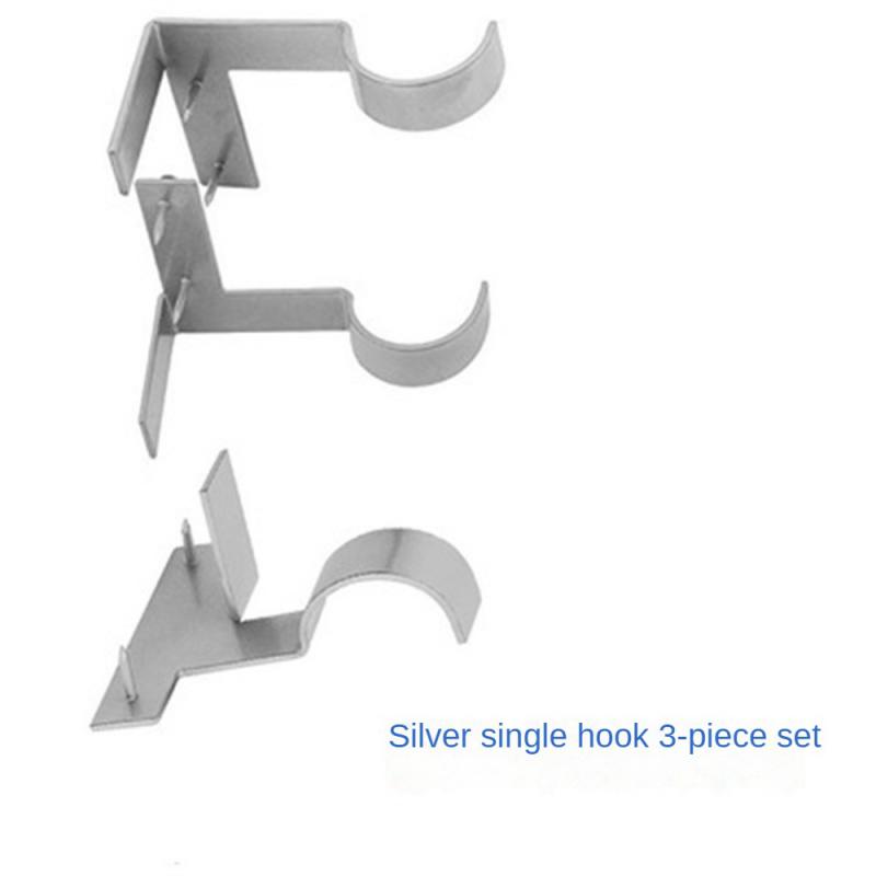 Neue Vorhangstangenhalterung Vorhangstangenhalterungen direkt in Fensterrahmen schrauben Doppelvorhangstangenhalterung Beschläge