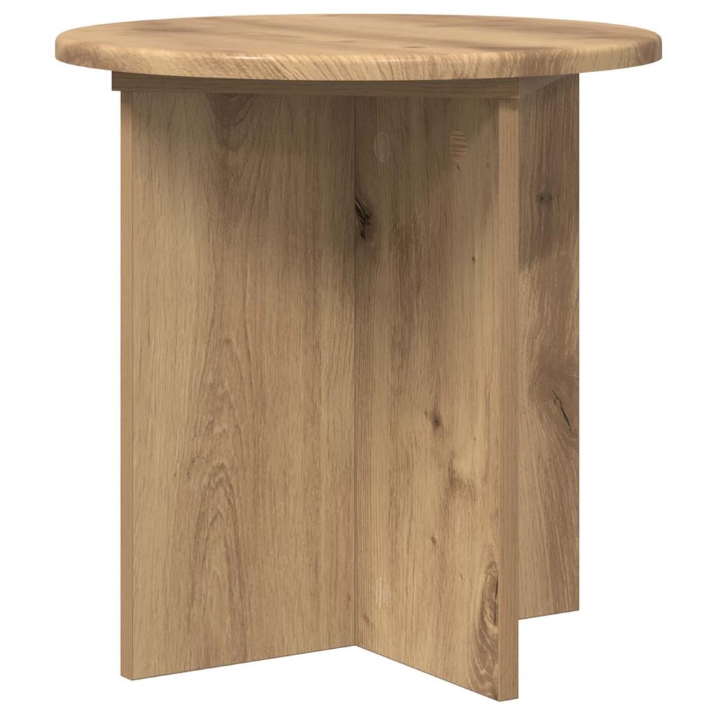 Plant Stand Set 2 Pcs Artisan Oak Finish 40 X 40 X 40 Cm