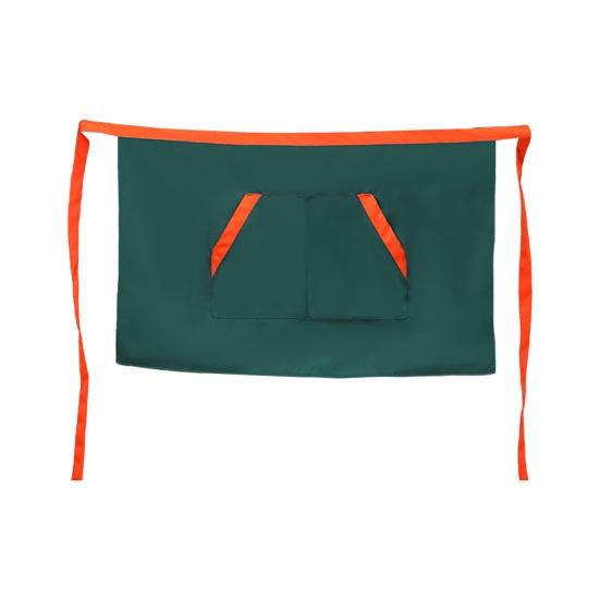 Chef Arbeitslatzschürze mit Öl Halbfleckenabweisende wasserdichte Taschen Arbeitsschürze für