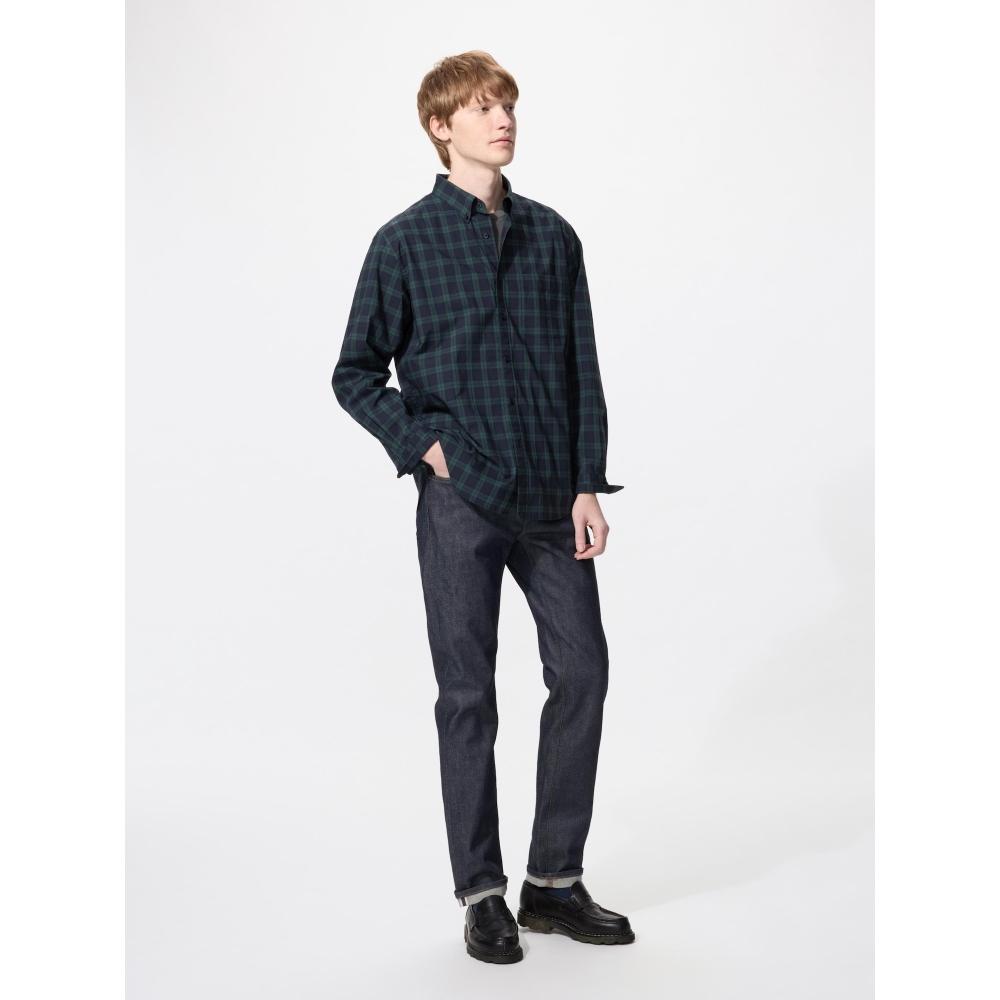 Uniqlo Broadcloth Shirt  Long SlEEvE  ChEck E