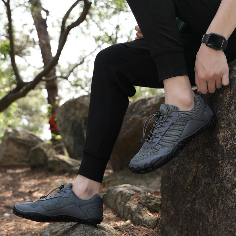 Oddychające buty trekkingowe z siateczki męskie damskie barefoot outdoorowe sneakersy antypoślizgowe trekkingowe kempingowe buty sportowe elastyczne buty do chodzenia
