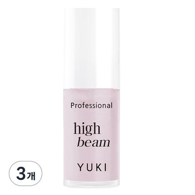 Yuki Professional Highlighter Beam 5ml, 02 Dust Pink, 3 Pcs.