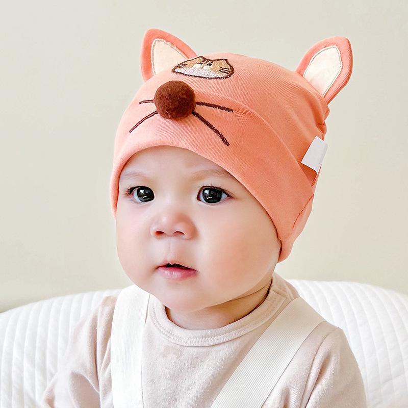 Katu Bear Infant Cotton Pullover Hat for 3-12 Months - Spring/Autumn Boys & Girls