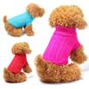 Słodkie stroje dla szczeniaków Zimowa odzież Bluza z kapturem dla zwierząt Kamizelka z szelkami Dzianinowy sweter dla zwierząt Sweter dla psa