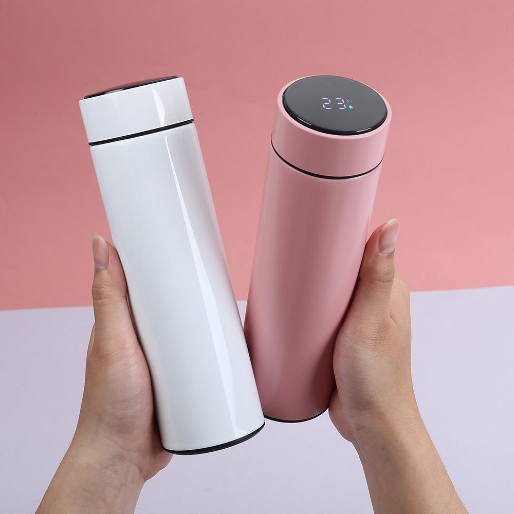 Intelligente Thermoskanne 304 Edelstahl Business Gerader Becher LED-Anzeige Temperatur Wasserbecher Kann Individuell Angepasst Werden Geschenk System