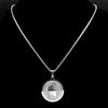 Collana Ciondolo Medaglia di San Giuda per Donne Uomini Acciaio Inossidabile Colore Argento Cattolicesimo San Juda Gioielli a Catena