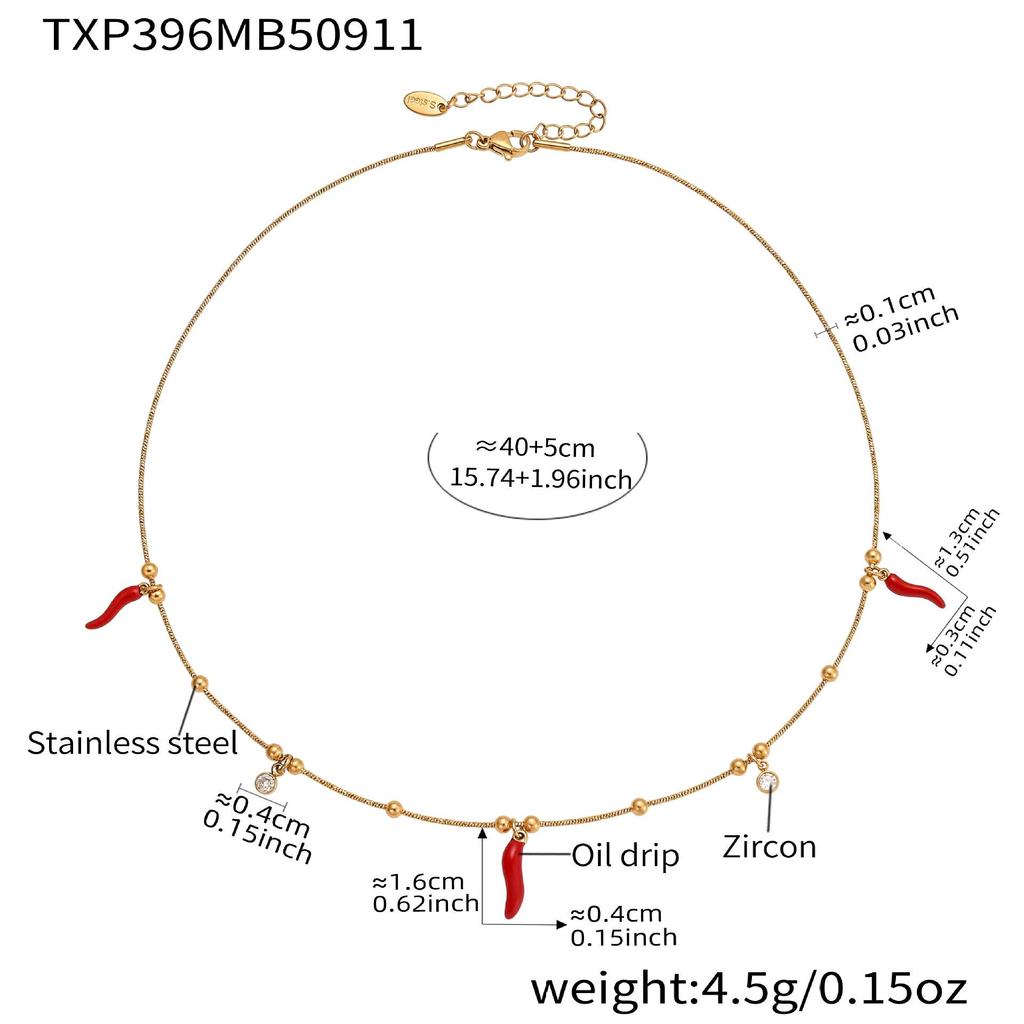 Oumeka Emaille Insekten Accessoire Set - Europäische & Amerikanische Mode Halskette Armband Combo