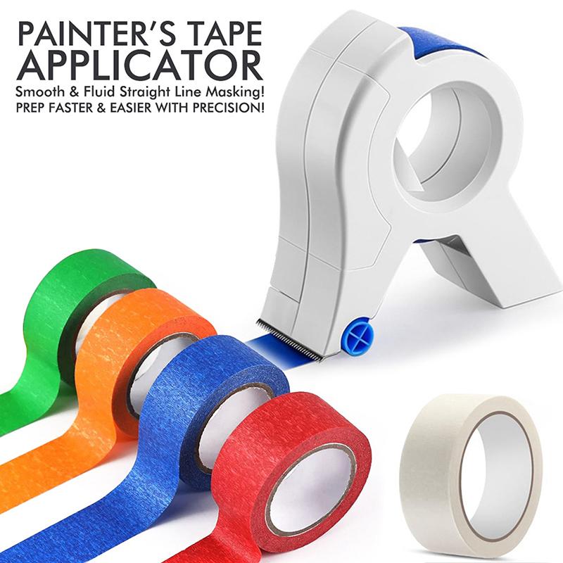 Maler Maskeringstape Applikator Dispenser Maskin Vegg Gulv Emballasje Forseglingsverktøy For 1,88-2" X 60 Yard Standard Tape