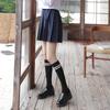 Cotton Autumn and Winter Knee-high Socks, Mid-calf Socks, High Ankle Socks, Solid-colored Calf Socks, Pile Socks, Long Ankle Socks, Women's Socks