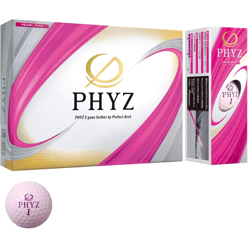 Bridgestone PHYZ Golf Balls Pink 12 Pack