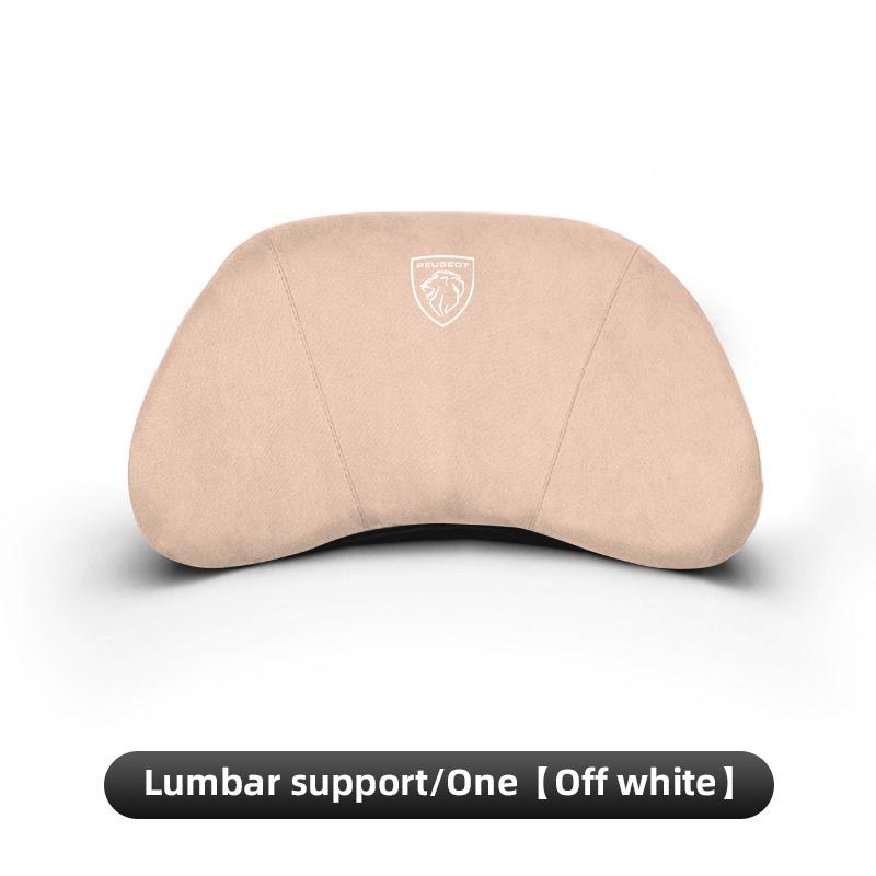 Car Seat Safety Headrest Pad Auto Logo Neck Pillow For Peugeot 5008 408 t 308 Landtrek 208 2008 3008 Rifter 508 301 108 608 4008