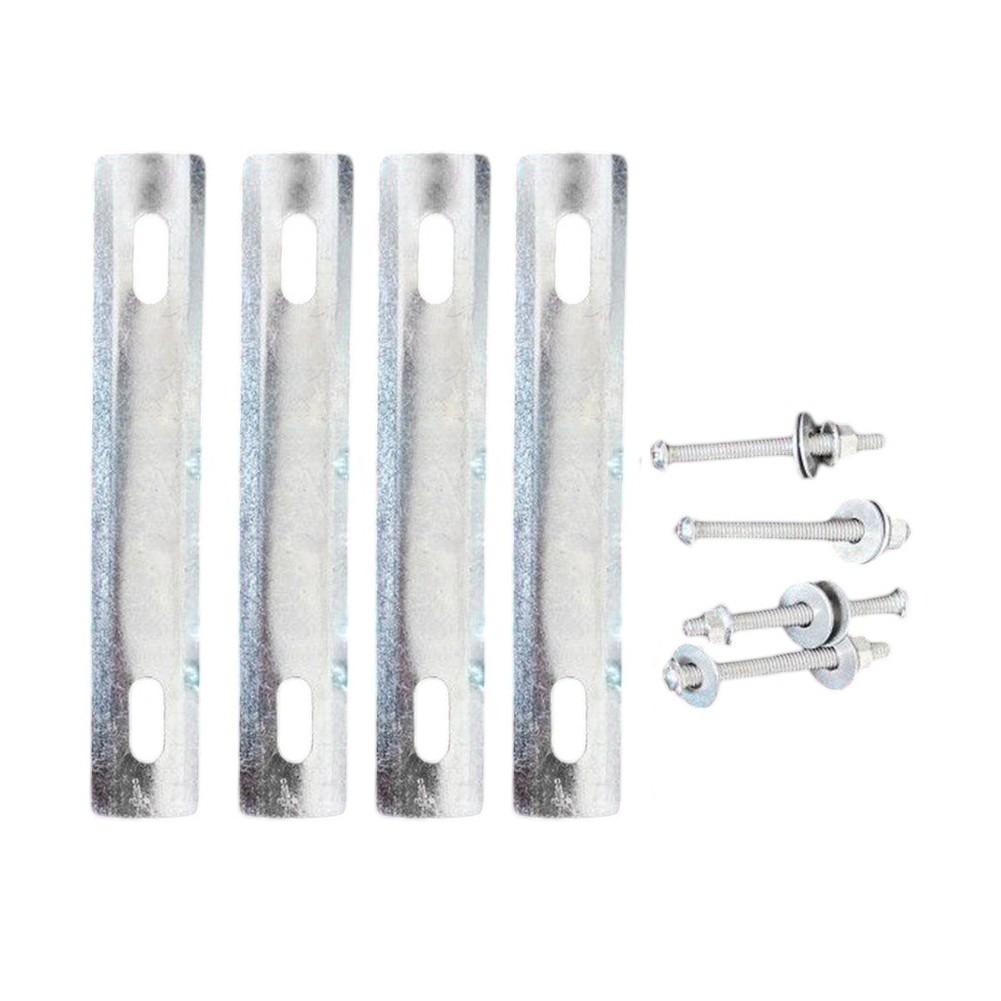 

Кріплення для велосипеда для кошика на задній багажник, сумісне з електровелосипедами та складними велосипедами срібний