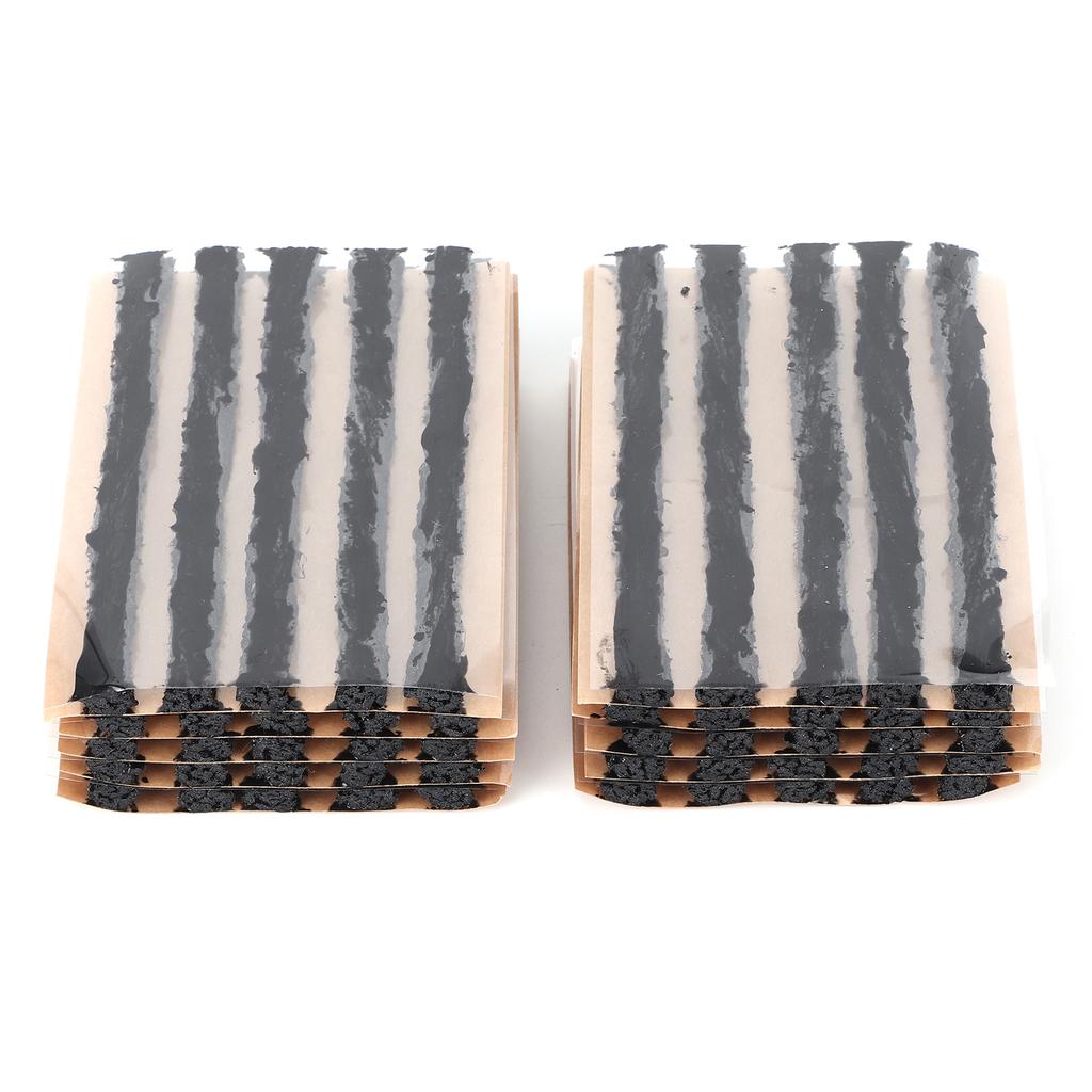 50pcs 100x6mm Tire Repair Plug Tubeless Tyre Rubber Sealing Strip Puncture Repairing Tool for Car Motorcycle